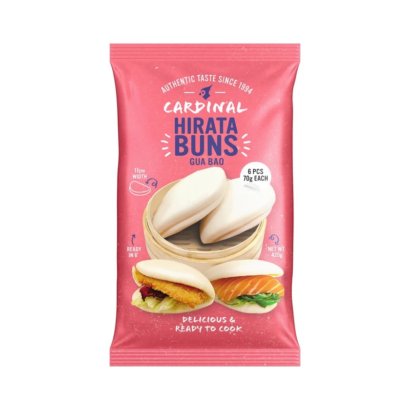 Hirata Bao Bun (Gua Bao) Pastry 6x70gr 420gr