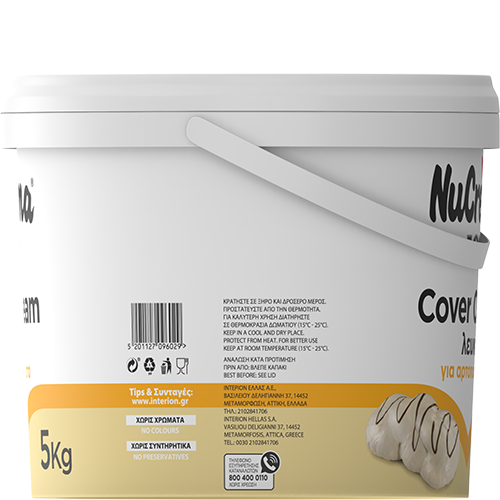 Cover Cream Λευκή με Γάλα NUCREMA 5kgr