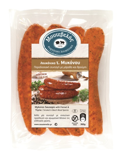 Λουκάνικα τ. Μυκόνου 360gr