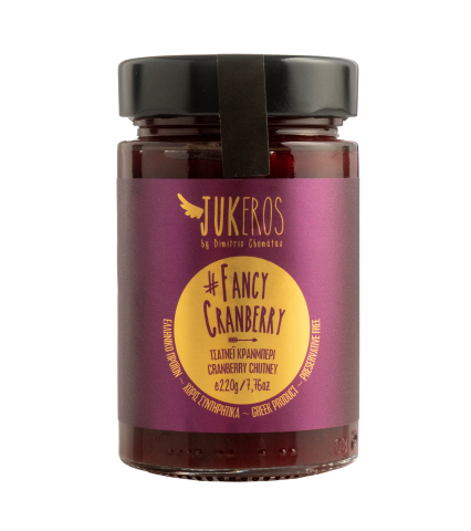 Τσάτνεϊ Κράνμπερι με Μήλο και θερμά Μπαχαρικά 800gr