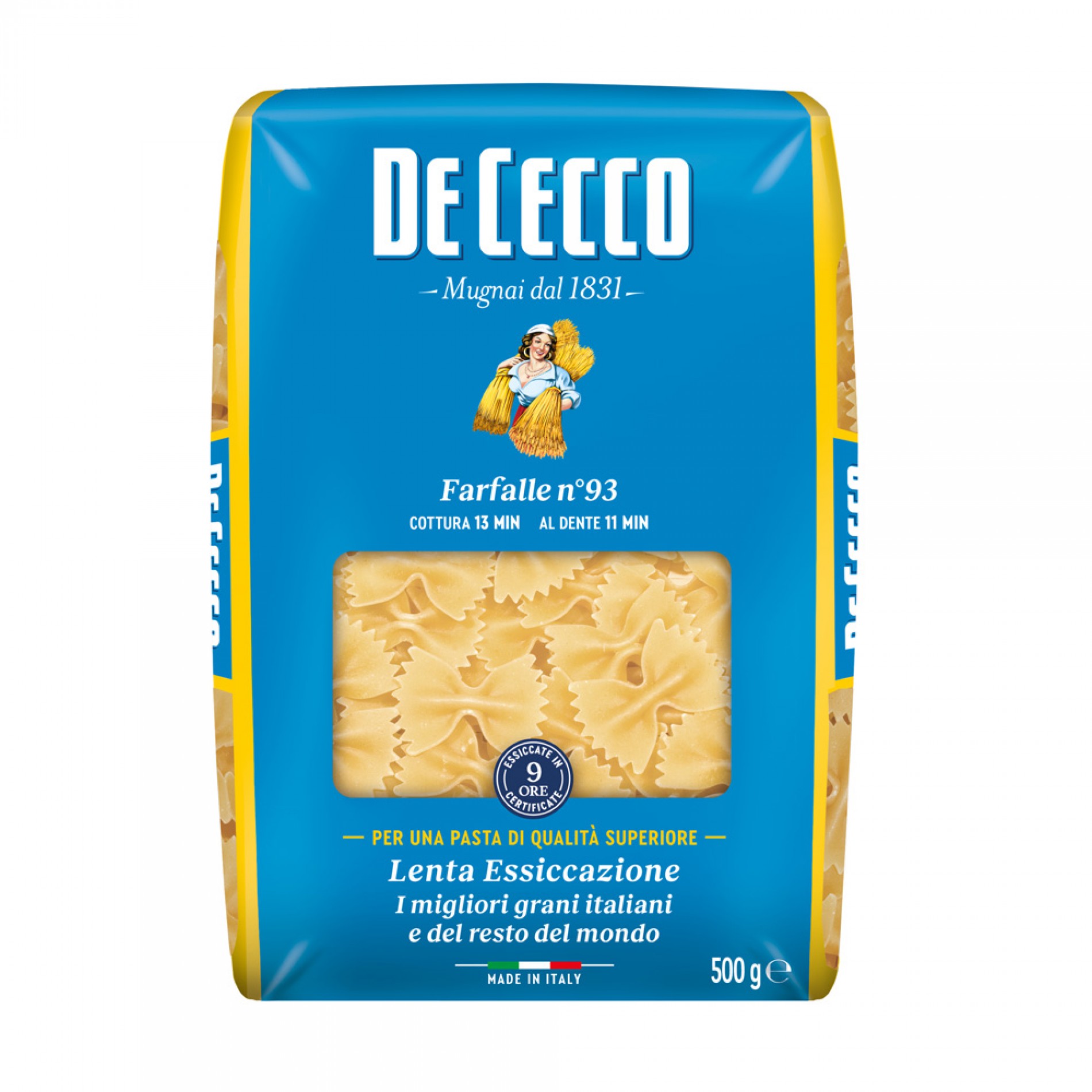 Ζυμαρικά Farfalle no. 93 De Cecco 500gr