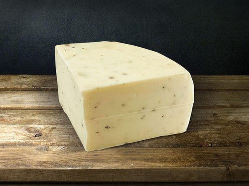 Ημίσκληρο Πρόβειο Τυρί με Porchini & Τρούφα 1/4 ΦΑΡΜΑ ΛΕΥΚΑΡΩΝ ⁓2kgr 