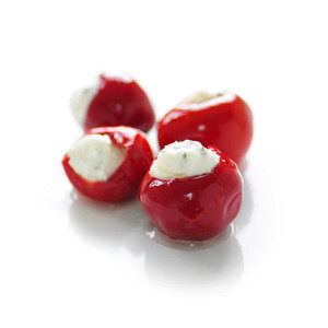 Πιπεράκι cherry Γλυκοπικάντικο γεμιστό τυρι κρέμα