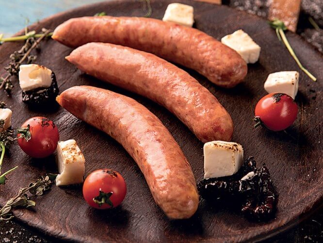 Λουκάνικο Μαύρου Χοίρου Γεμιστό με Φέτα & Λιαστή Τομάτα, Greco Negro ⁓1kgr 