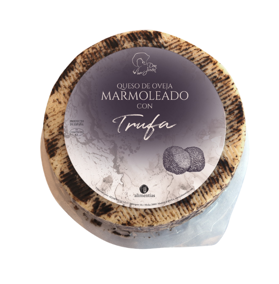 Πρόβειο Τυρί με Φλέβες Μαύρης Τρούφας DON JUAN ⁓ 3kgr